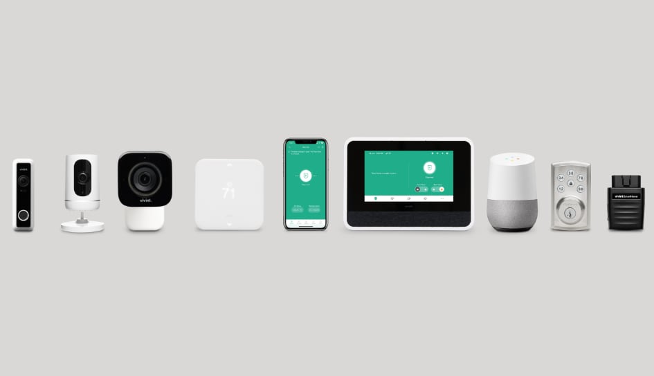 Vivint home security product line in Tempe